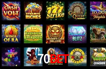 Mesas ao vivo 70bet